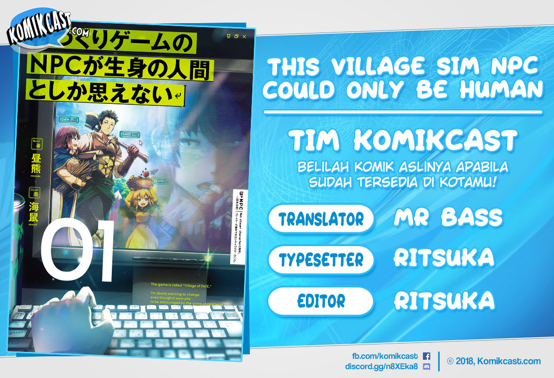 This Village Sim NPC Could Only Be Human Chapter 05.2 Bahasa Indonesia